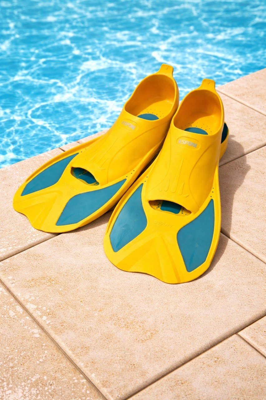 Schwimmflossen Kinder Gelb